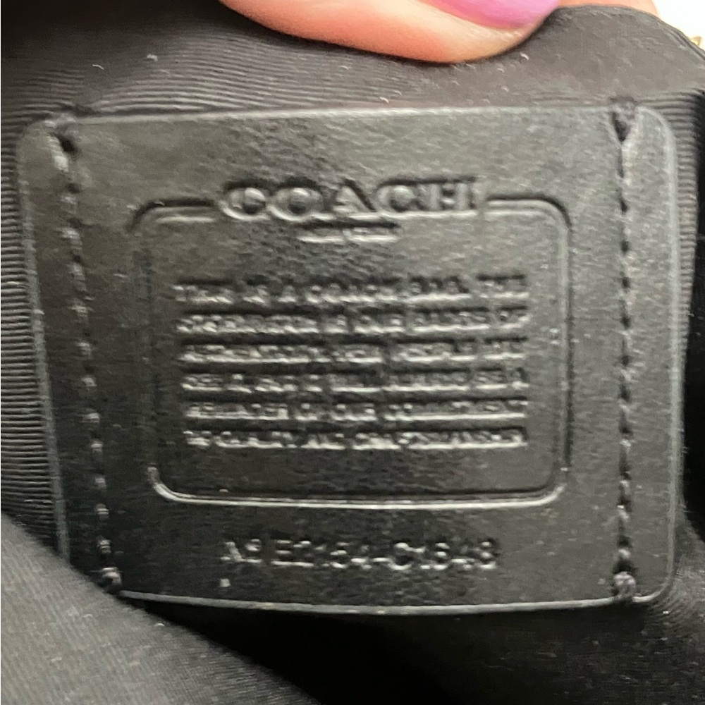 Vintage Authentic COACH Ellie File Black Leather Crossbody Bag - Picture 8 of 8
